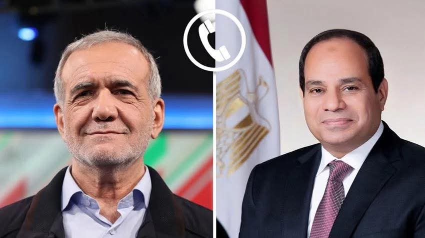 السيسي يؤكد لإيران رفض مصر لاستهداف دول الخليج والأردن والعراق ويدعو لوقف التصعيد