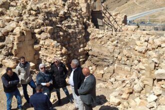 دائرة الآثار ترصد أوضاع الشوبك وأذرح ميدانيا