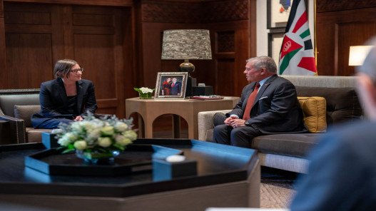 الملك يستقبل رئيسة اللجنة الدولية للصليب الأحمر