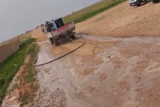 إزالة اعتداءات على خطوط المياه في الموقر ضمن حملة رقابية