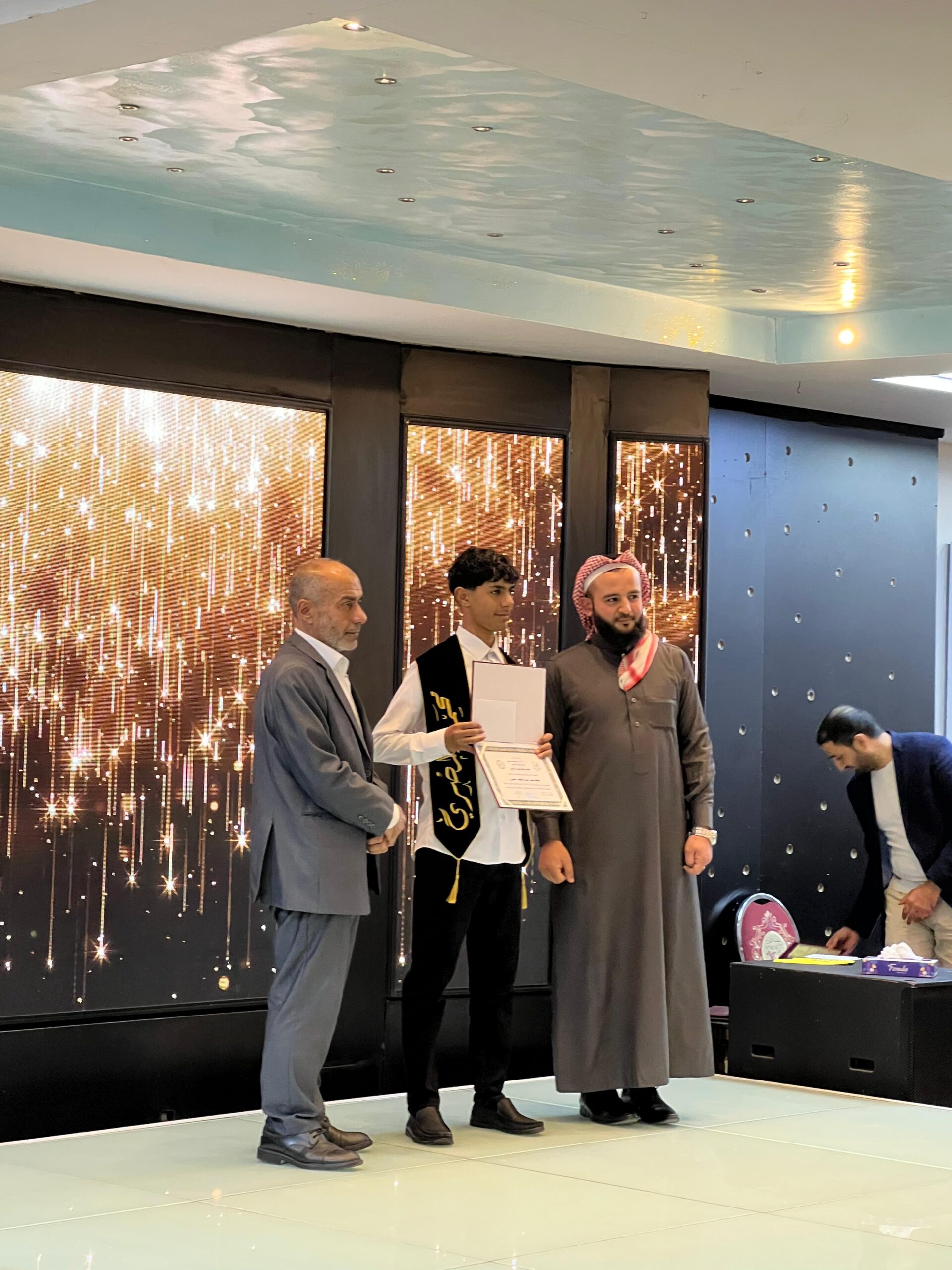 الحافظ لكتاب الله " محمد غسان المصري " ألف مبارك 