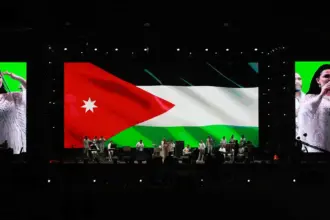 عمر العبداللات وديانا كرزون في افتتاح مهرجان جرش 2026