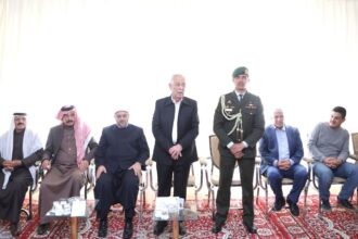 مندوبا عن الملك وولي العهد...العيسوي يعزي عشيرة أبو عرابي