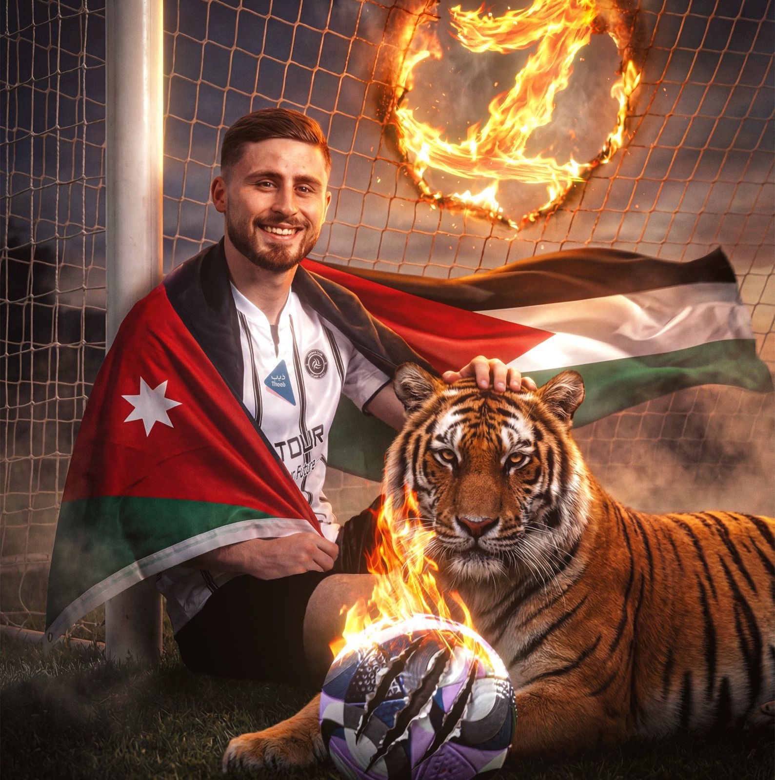 العزايزة يتألق بثنائية في الدوري السعودي ويطرق باب المنتخب الوطني الأردني بقوة