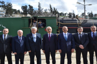 وزراء النقل يزورون الخط الحجازي الأردني