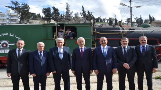 وزراء النقل يزورون الخط الحجازي الأردني