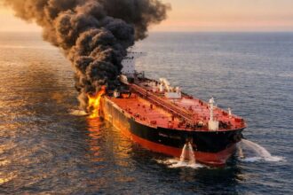 هجوم بقذيفة على ناقلة نفط في الخليج قرب الدوحة دون إصابات