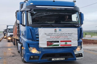 الأردن يرسل قافلة مساعدات جديدة إلى لبنان