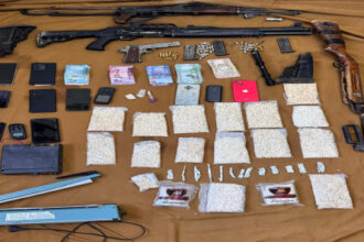 مكافحة المخدرات تضبط مهربي بالونات في الرويشد