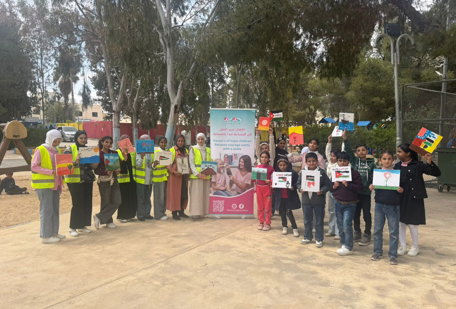 مبادرة “لوحة الأمل” في مادبا لدعم الصحة النفسية للأطفال اللاجئين عبر الفن والتعبير الإبداعي