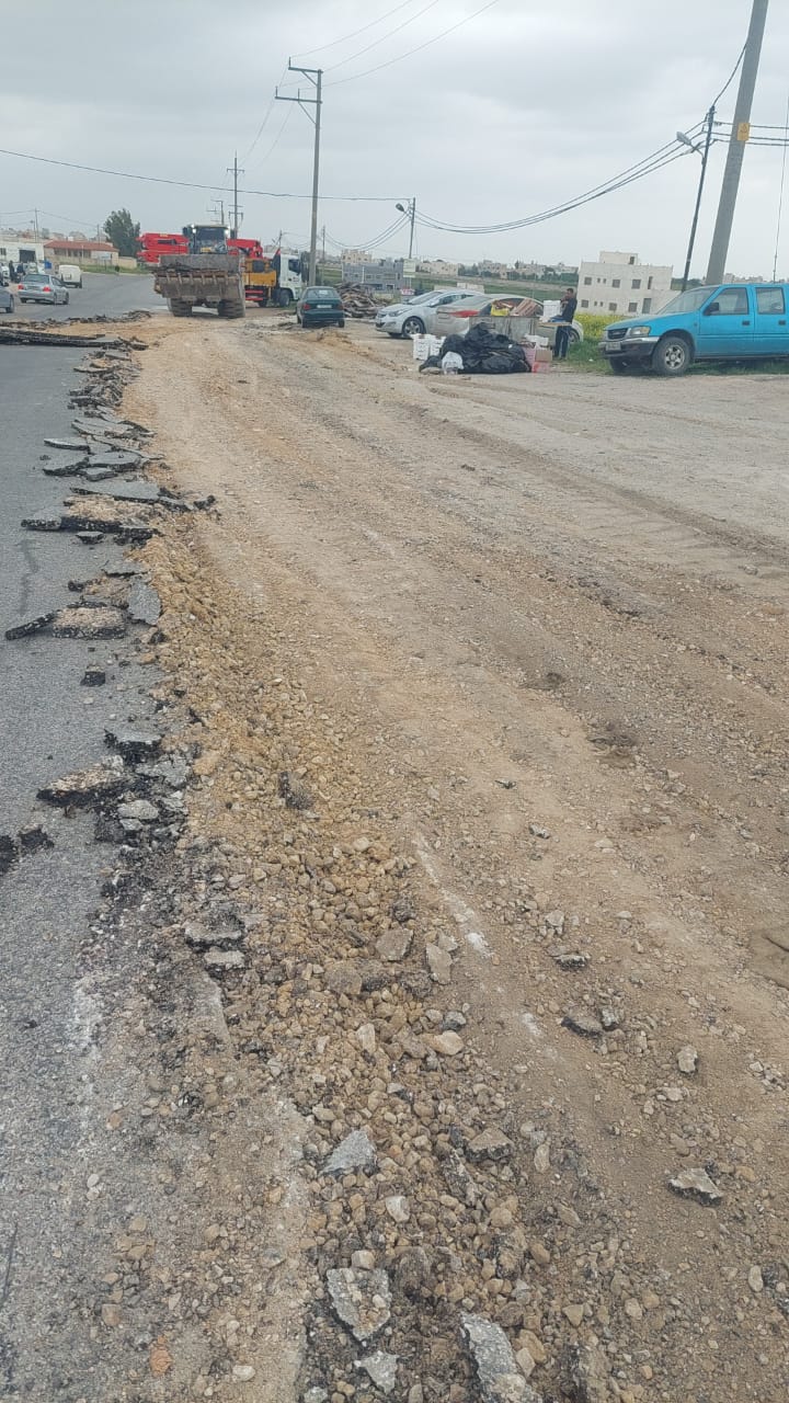 إربد تبدأ تحسينات مرورية على تقاطع مثلث طريق البترول للحد من الحوادث والازدحام