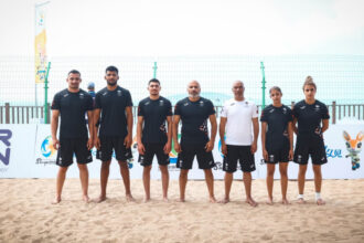 المنتخب الوطني للمصارعة الشاطئية يبدأ مشاركته في الألعاب الآسيوية غدا