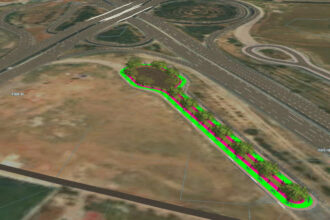 الأشغال تبدأ تنفيذ مسارات للمشاة والدراجات على طريق المطار وإغلاق جزئي لمدة 60 يوماً