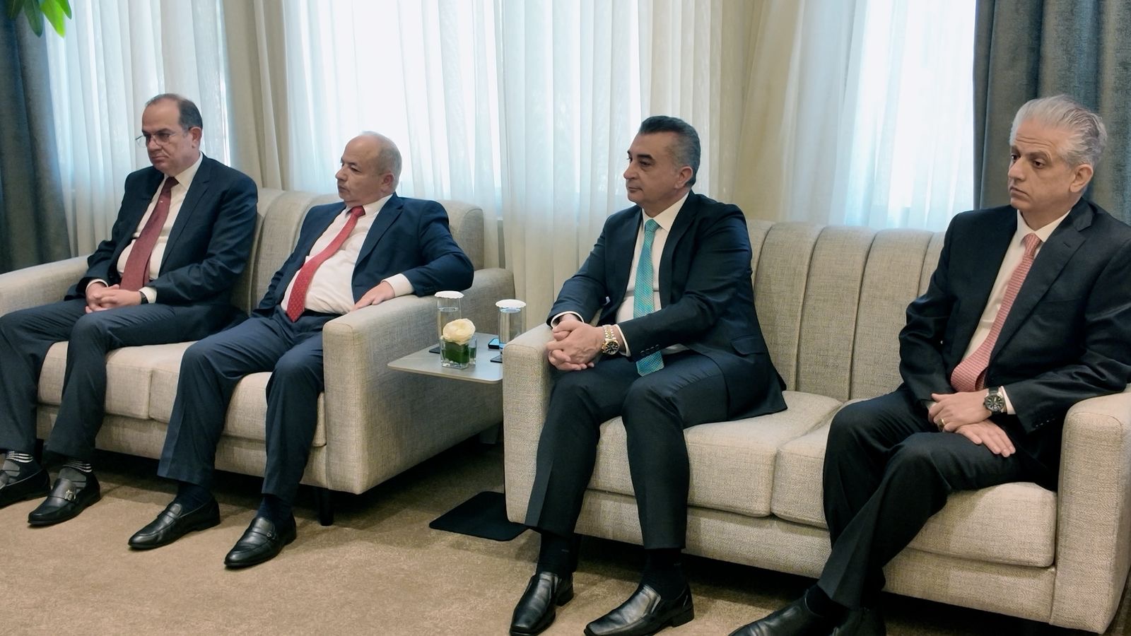 القاضي يستقبل الرئيس الفنلندي في مجلس النواب