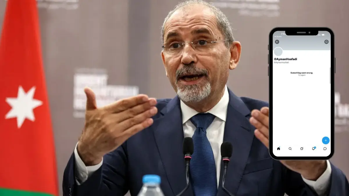 عُطلٌ في حساب الصفدي على منصة X