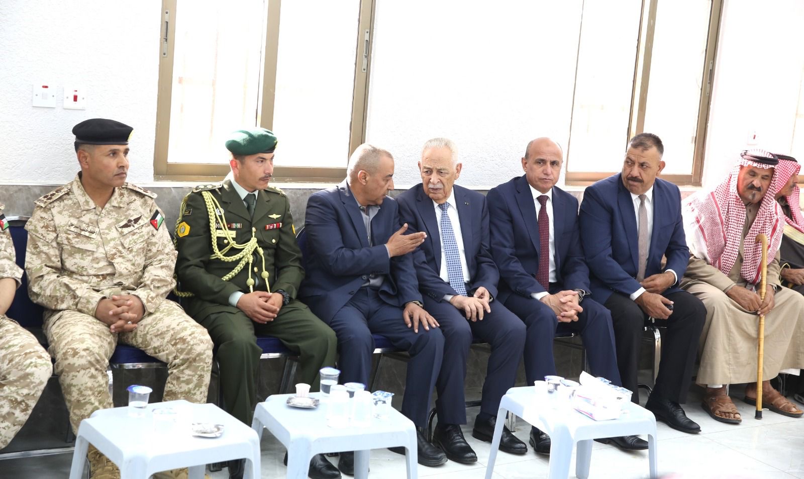 مندوبا عن الملك وولي العهد... العيسوي يعزي الحجايا والجعافرة والمشارقة وأبو طالب