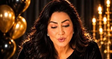 وفاء عامر تحتفل بعيد ميلادها على طريقة الزعيم عادل إمام