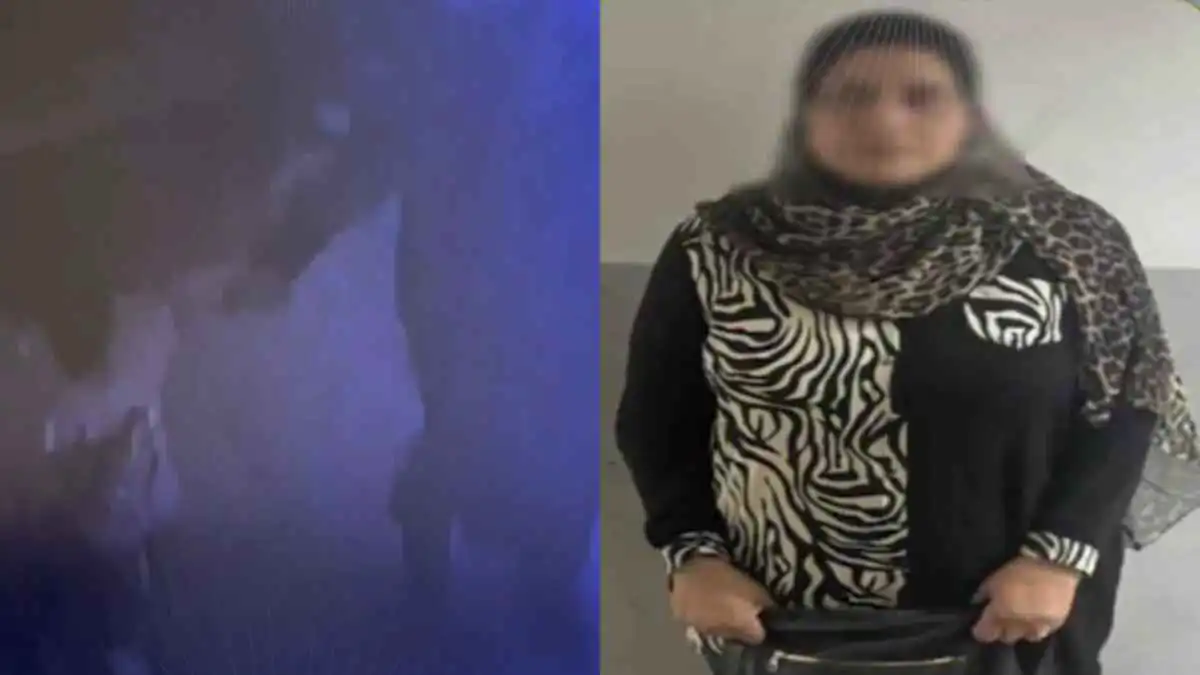 مصرية تحاول اختطاف طفلة من والدتها داخل محل تجاري (فيديو)