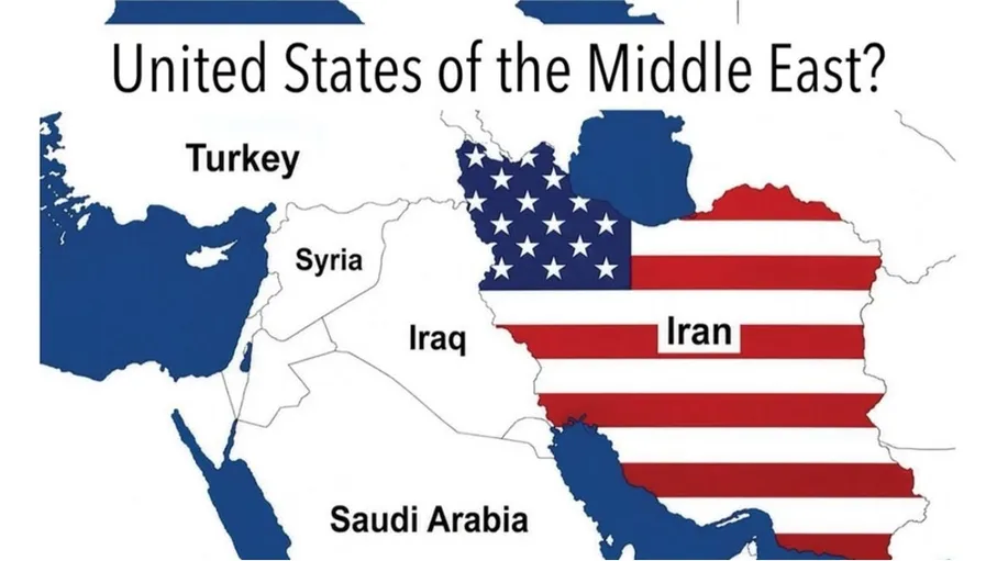 ترامب يضع العلم الأميركي على خريطة إيران