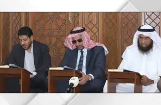 أمين عام الأوقاف يشارك ختمة القرآن الكريم بالشونة الجنوبية