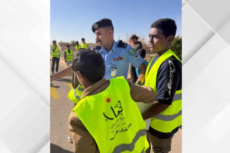 شباب العقبة يطلقون حملات توعوية لتعزيز السلامة المرورية