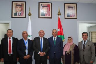 افتتاح المبنى الجديد لفرع الإقراض الزراعي في جرش تزامناً مع احتفالات عيد الاستقلال الثمانين