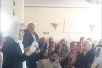 النائب السابق أنصاف الخوالدة تشارك في جاهة لأخذ عطوة عشائرية من ذوي المغدور سيف الخوالدة