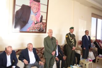 مندوبا عن الملك وولي العهد...العيسوي يعزي عشيرة الزبن/ بني صخر