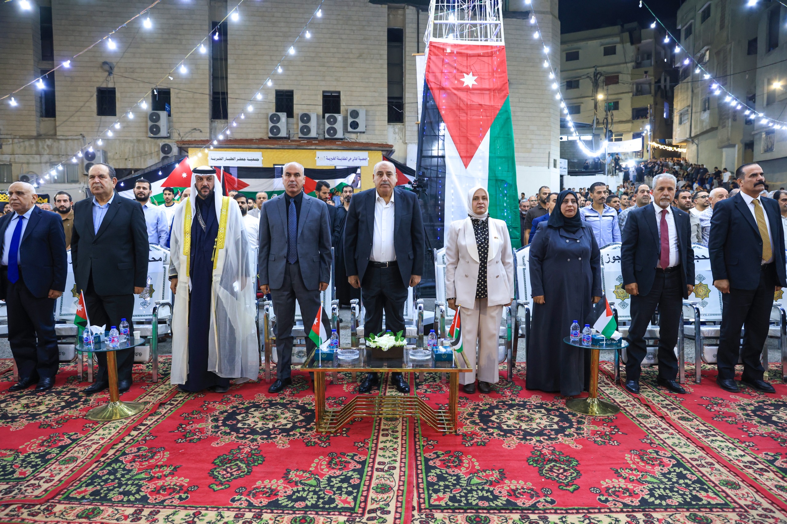 القاضي يرعى احتفالات حي الطفايلة بعيد الاستقلال والأعياد الوطنية