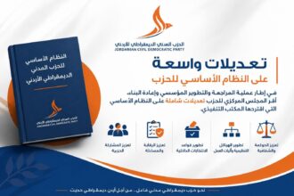 تعديلات واسعة على النظام الأساسي للحزب المدني الديمقراطي