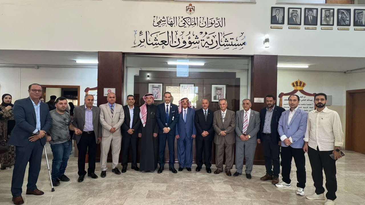 مستشار جلالة الملك لشؤون العشائر يلتقي فريق "كلنا خلف القائد"