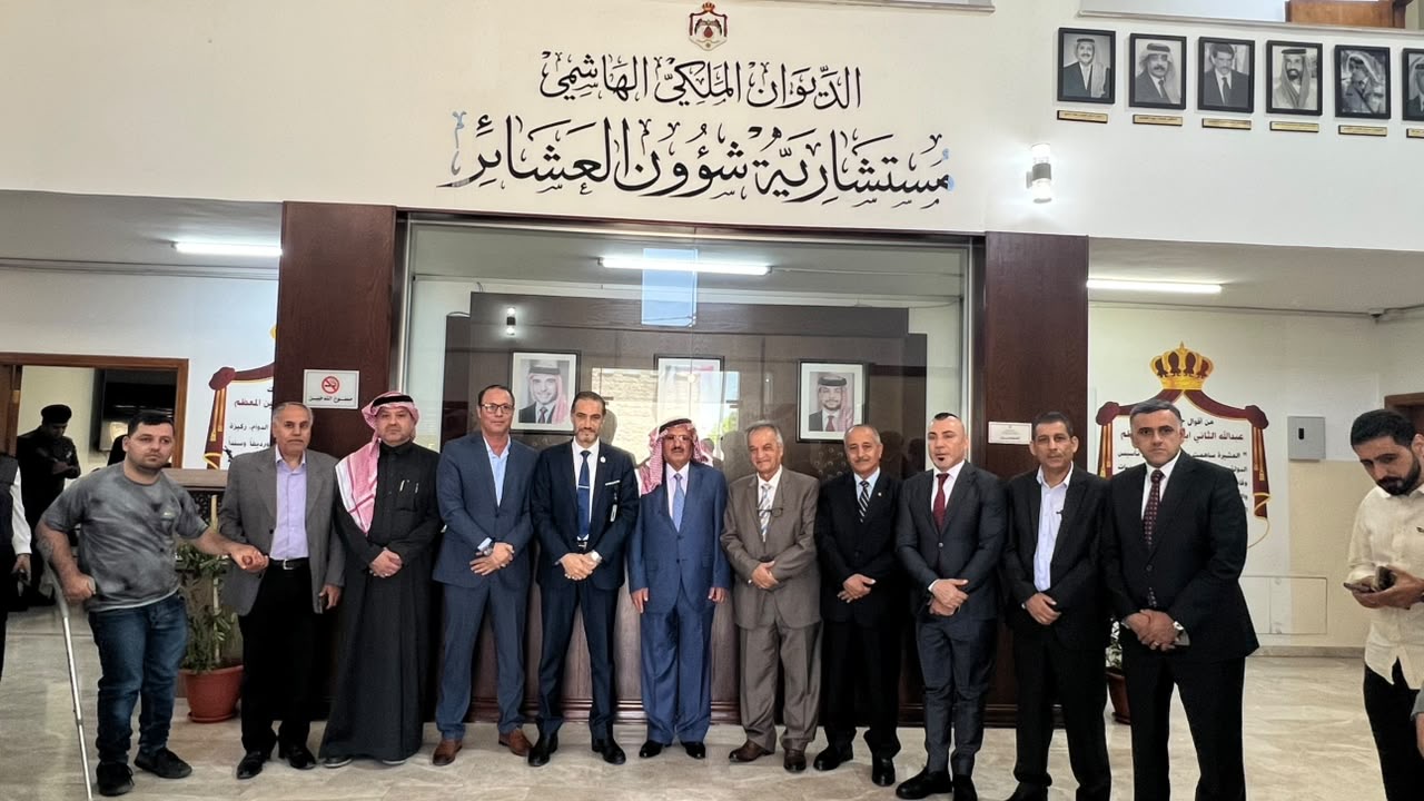 مستشار جلالة الملك لشؤون العشائر يلتقي فريق "كلنا خلف القائد"