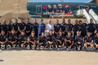 نائب الملك يستقبل منتخب النشامى لدى عودتهم للمملكة بعد المشاركة في المونديال