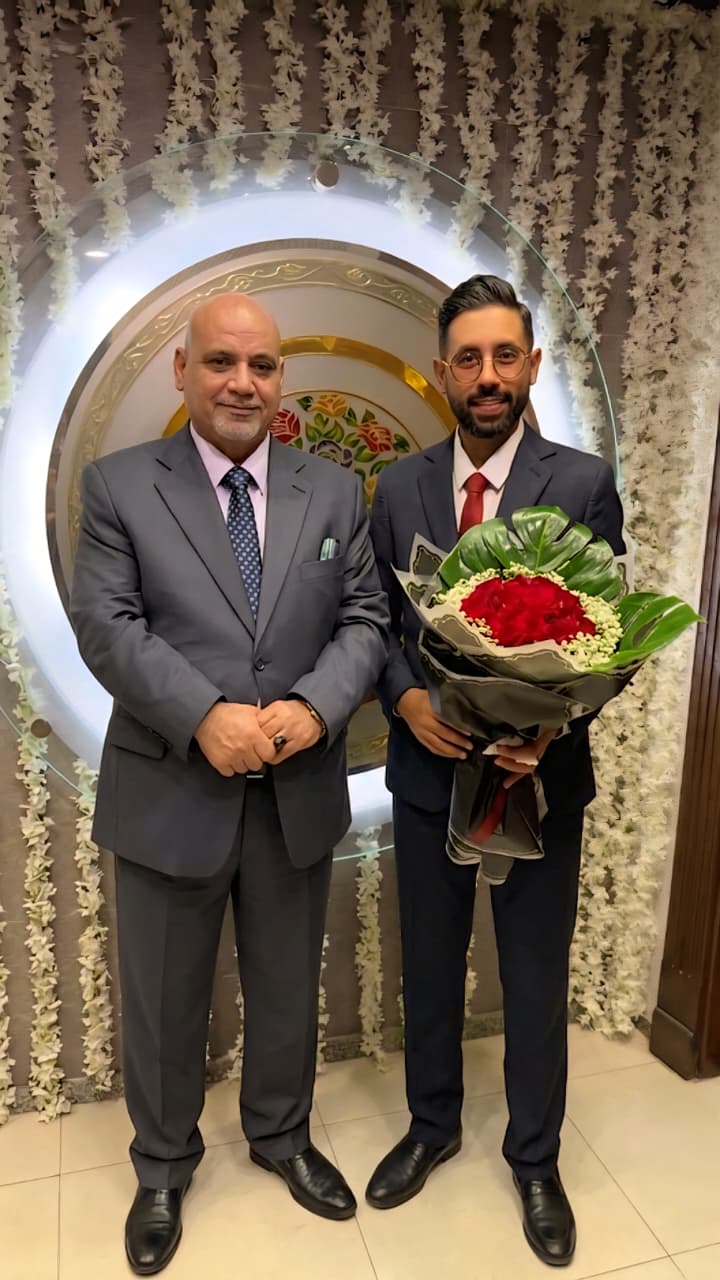 الإعلامي د. محمد العشي يدخل القفص الذهبي في دمشق.. والمنتج محمد المجالي يتصدر المهنئين