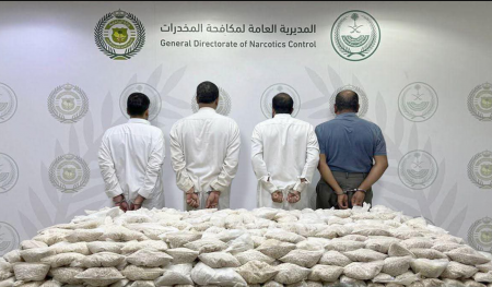 السعوديه : القبض على أردني و ٣ سعوديين نقلوا مليون و ٤٠٠ حبة مخدر