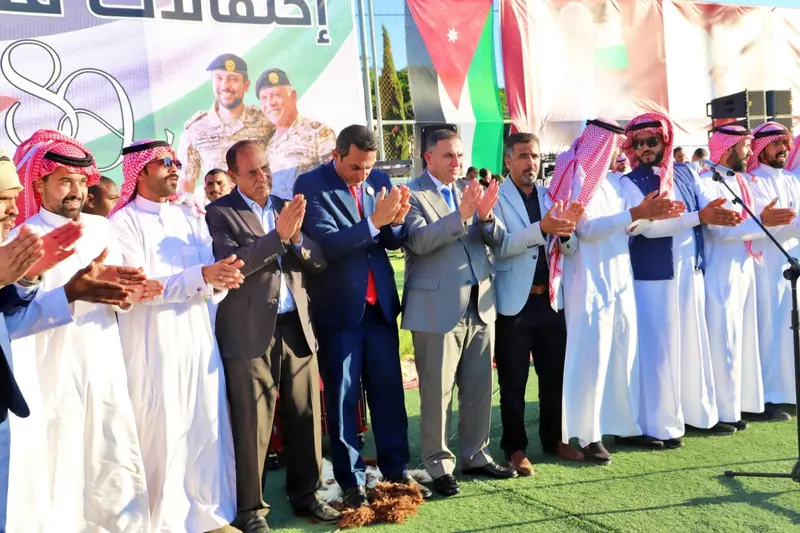 محافظ الزرقاء يرعى احتفال مديرية قضاء الظليل بعيد الاستقلال الـ 80
