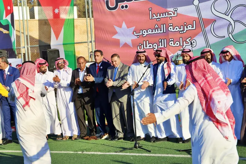 محافظ الزرقاء يرعى احتفال مديرية قضاء الظليل بعيد الاستقلال الـ 80