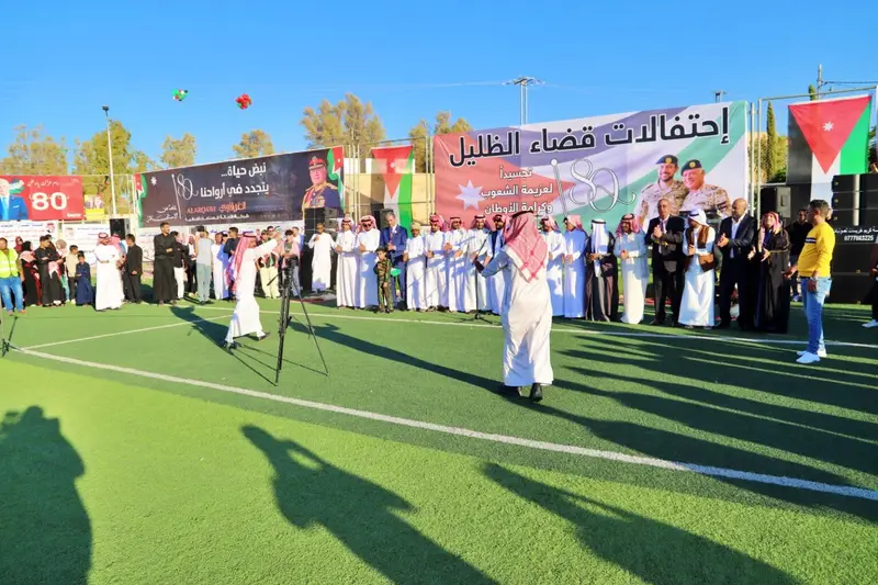 محافظ الزرقاء يرعى احتفال مديرية قضاء الظليل بعيد الاستقلال الـ 80