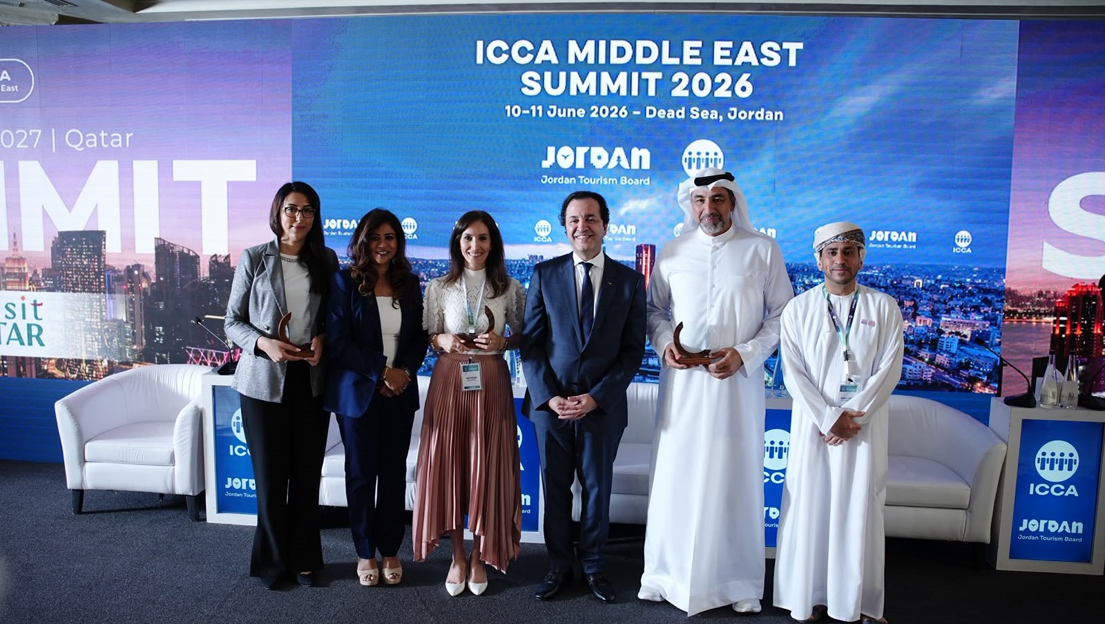 صورة حول : انطلاق أعمال قمة الجمعية الدولية للمؤتمرات بالبحر الميت انطلاق أعمال قمة الجمعية الدولية للمؤتمرات بالبحر الميت
