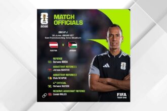 حكم موريتاني يقود مواجهة النشامى والنمسا في كأس العالم