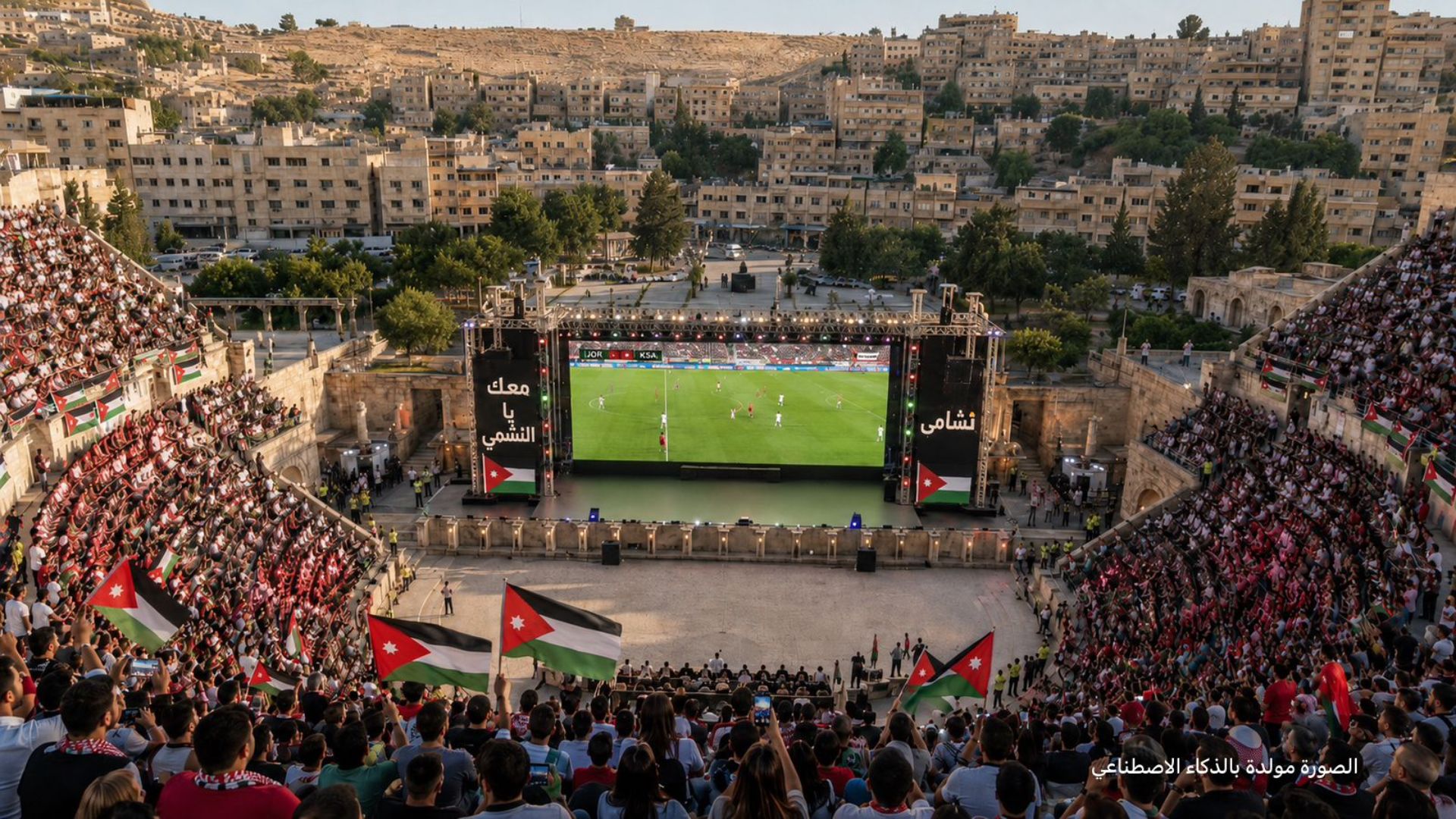 صورة حول : الأردنيون يترقبون الظهور الأول للنشامى في المونديال الأردنيون يترقبون الظهور الأول للنشامى في المونديال