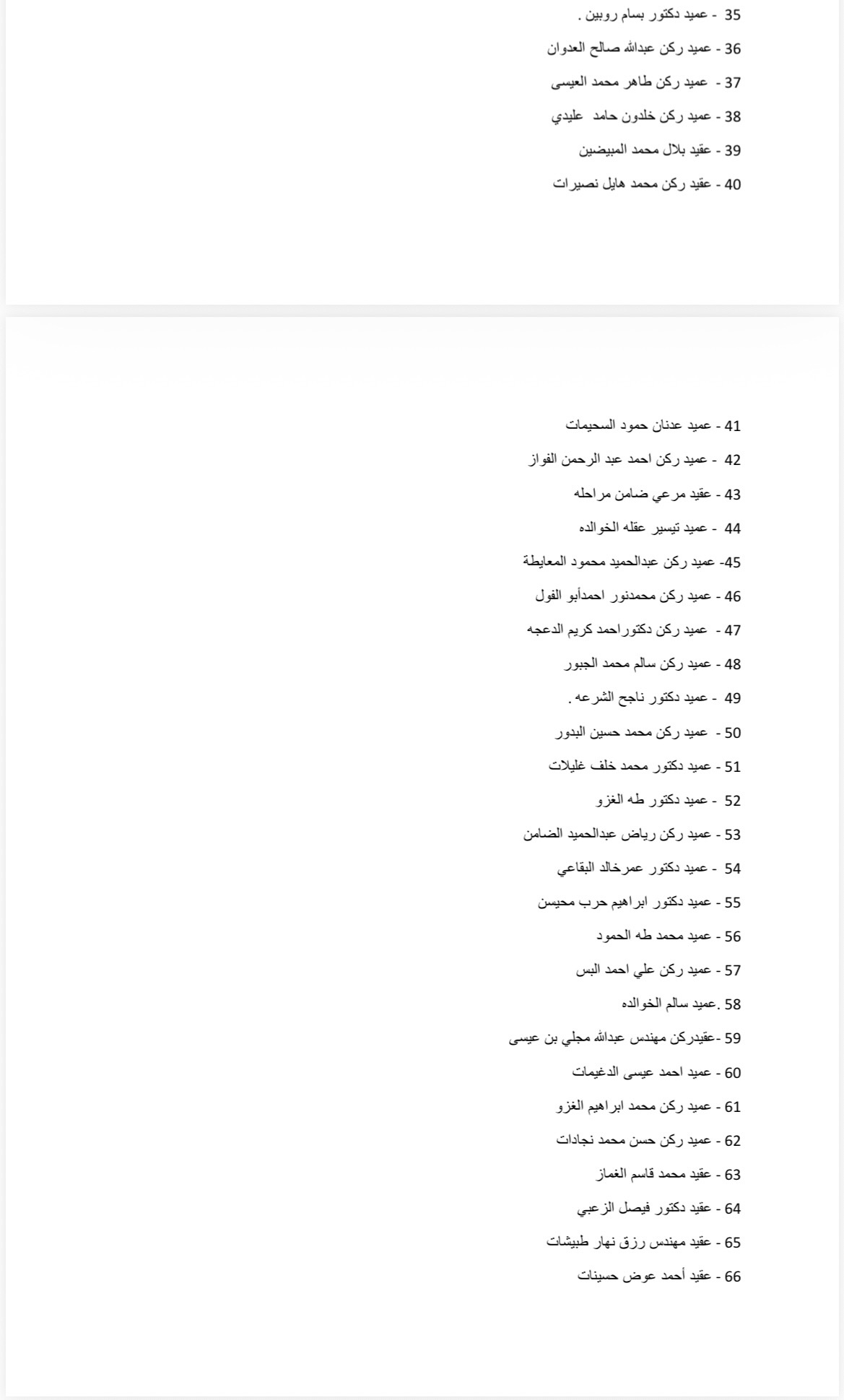 بيان صادر عن ملتقى رفاق السلاح بمناسبة يوم الجيش