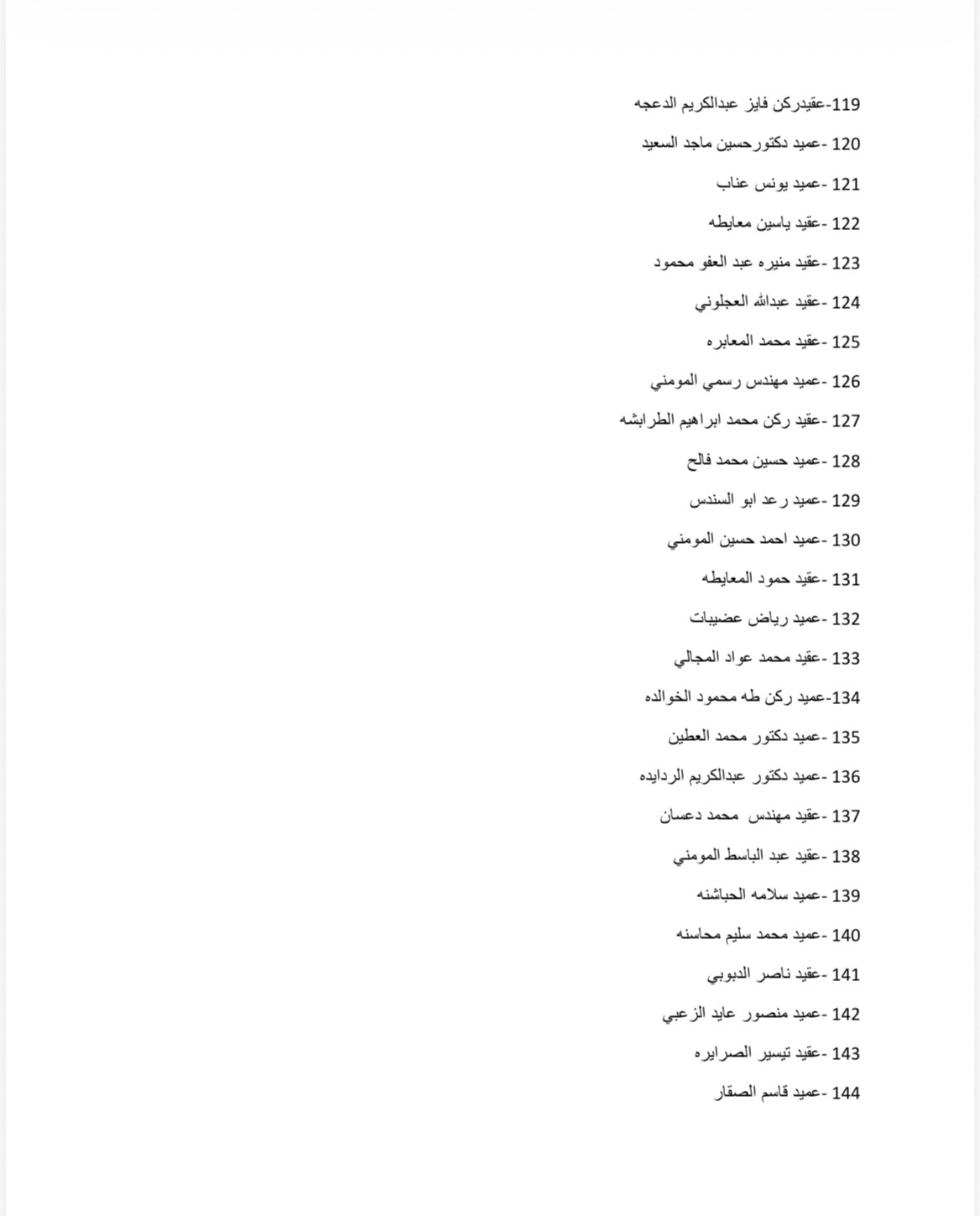 بيان صادر عن ملتقى رفاق السلاح بمناسبة يوم الجيش