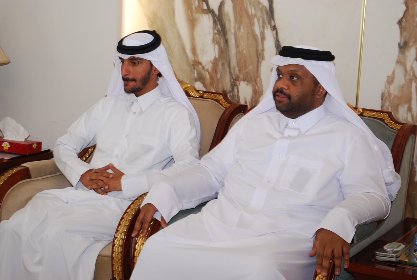 سفارة قطر في الأردن تستقبل المعزين بوفاة الأمير الوالد الشيخ حمد بن خليفة آل ثاني