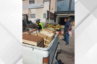دير أبي سعيد: حملة موسعة لإزالة بسطات عشوائية أغلقت الشوارع والأرصفة