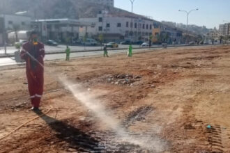مجلس خدمات جرش يواصل حملات رش المبيدات لمكافحة الحشرات