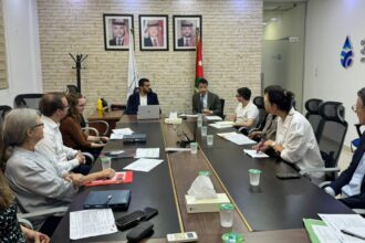 شركة مياه اليرموك تبحث مع وفد ألماني دعم مشاريع المياه والصرف الصحي