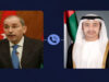 وزير الخارجية ونظيره الإماراتي يؤكدان ضرورة وقف إطلاق النار والعودة للمفاوضات