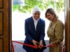 وزيرة التنمية تفتتح المعرض الفني للفنانة التشكيلية أمل قدومي