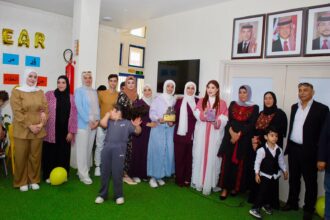 الدكتورة سارة طالب السهيل ترعى مبادرة فرحة بمرور سنة على تأسيس المركز الوطني للتوحد في محافظة الزرقاء.